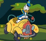 Donald Duck Hidden Car Tires
