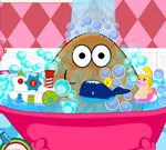 Pou Girl Bathing Day