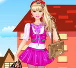 Barbie College Princess Dress Up