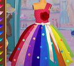 Bffs Rainbow Tulle Dress