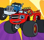 Blaze Monster Truck Coloring Book