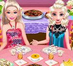 Elsa And Barbie Buffet Date
