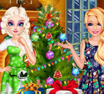 Elsa And Barbie’s Christmas Eve