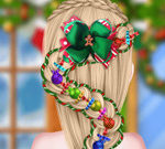 Frozen Sister Christmas Hairstyle Design