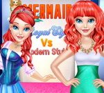 Mermaid Royal Style Vs Modern Style