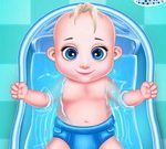 Mommy Elsa Baby Caring